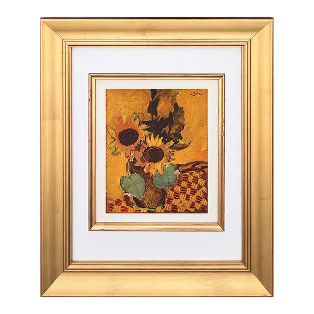 Braque 1946 Les Tournesols 21 Framed For Sale