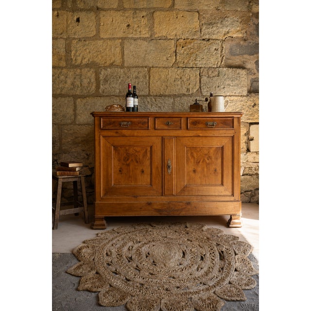 Antique French Rustic Sideboard in Cherrywood, Early 1900s For Sale - Image 5 of 10