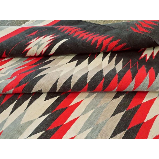 Textile Galerie Shabab Collection Mid-20th Century Indian Flatweave Dhurrie Carpet For Sale - Image 7 of 7