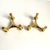 Mid Century Nagel Candle Holders in Brass a Pair MCM Vintage 1960s For Sale - Image 9 of 12