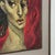 Red Emlen Etting - Vintage Expressionist Portrait of Woman, Signed (C. 1940, Oil on Canvas) For Sale - Image 8 of 12