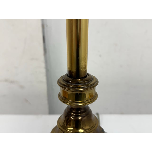 Metal Stiffel Late 20th Century Brass Table Lamp For Sale - Image 7 of 12