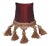 Vintage Wall Sconce Nightlight Half Lamp Shade For Sale