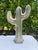 Vintage Sculptural Ceramic Cactus Sculpture in Mottled Desert Glaze, 15.5” For Sale In Naples, FL - Image 6 of 8