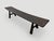 Andrianna Shamaris Impressive Hand Carved Espresso Stained Teak Wood Bench For Sale - Image 10 of 18