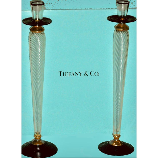 Vintage Tiffany & Co. Studio Paran PostModern Post Modern Blown Glass