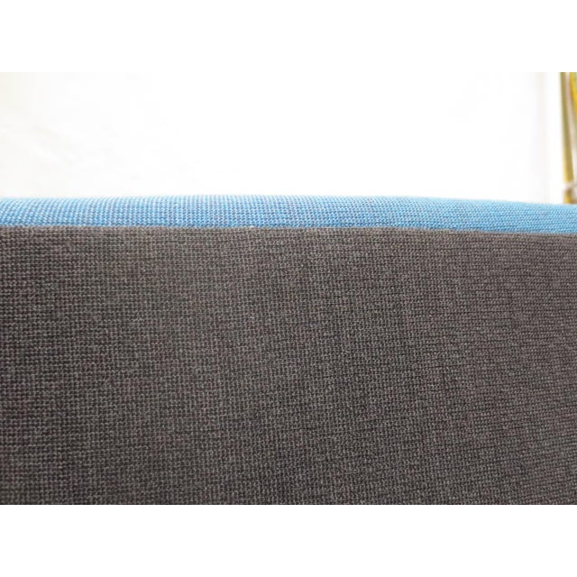 Modern Walter Knoll Seating Stones Armchair in Blue (New) For Sale - Image 3 of 8