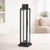Contemporary Modern Iron and Glass Taper Candle Lantern 15.75"H For Sale - Image 3 of 4