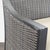 Wood All Weather Wicker Patio Arm Chair With Cushion For Sale - Image 7 of 10