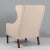 Set of Natural Leather Wingback Chair and Ottoman by Børge Mogensen for Fredericia For Sale - Image 12 of 13