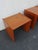 Danish Modern Waterfall Teak Wood Nesting Side End Tables 3pc Set 6650 For Sale - Image 13 of 15