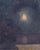 Full Moon "Wolf Moon" 8x10 Oil Painting by Michelle Farro For Sale