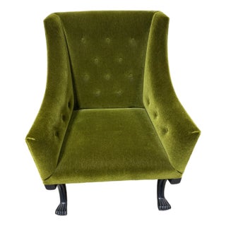 Oly Studio Lily Pad Mohair Ajax Armchair For Sale