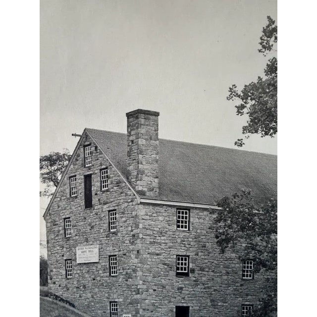 George Washington's Gristmill Black & White Photograph C.1930s Fine Black & White photograph of George Washingtons...