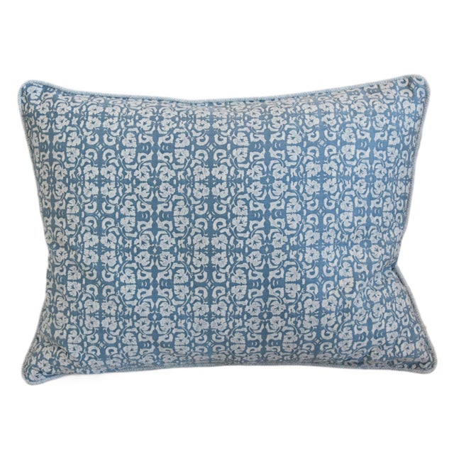 French Provincial Mariano Fortuny Shiraz Italian Feather/Down Pillow For Sale - Image 3 of 7