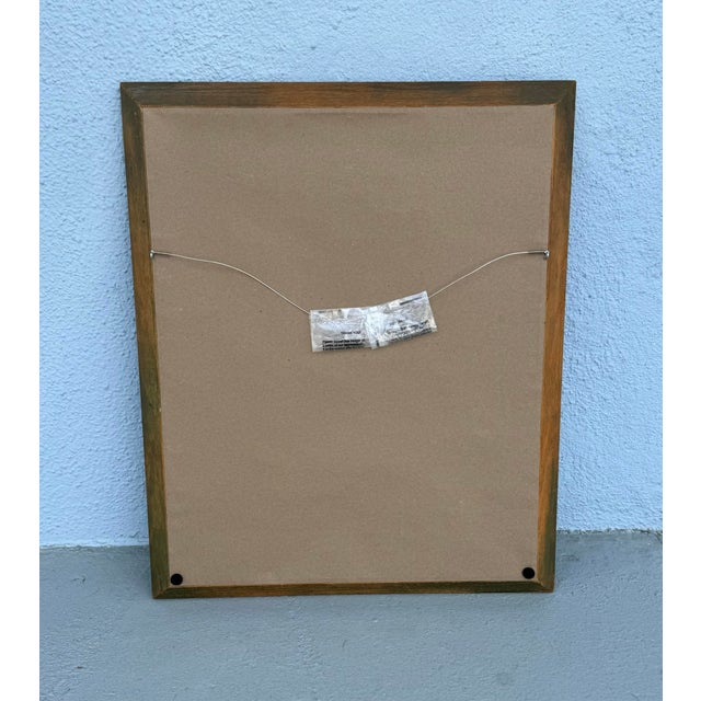 Original Midcentury Painting of a Bust of the French Philosopher, Voltaire, Framed For Sale - Image 11 of 11