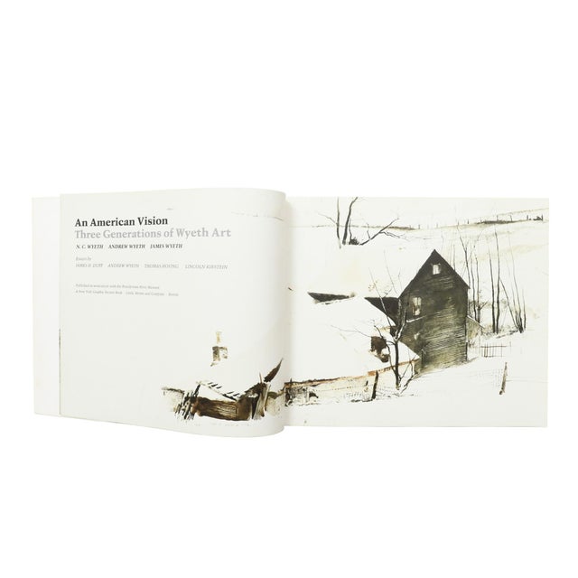 An American Vision, Three Generations of Wyeth Art. Softcover book, stated first edition, published in 1987. Printed in...