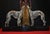 after Demetre Chiparus, Art Deco Sculpture, Bronze and Marble For Sale - Image 6 of 18