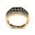 Indulge in luxury with our stunning Men's Black and White Diamond Band Ring. This remarkable piece is crafted from 14K...