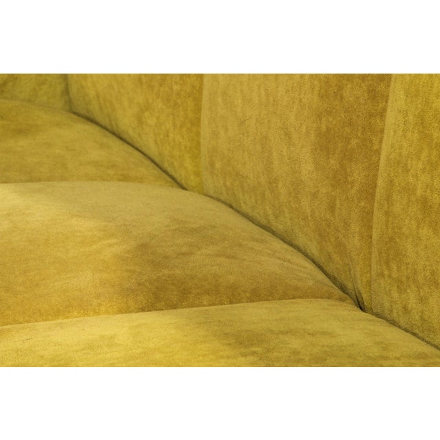 Modular Sofa in Lime Velvet, 1970s, Set of 9 For Sale - Image 10 of 12