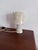 Ceramic Table Lamp Contemporary Handmade Dusty White Table Lamp For Sale - Image 4 of 5