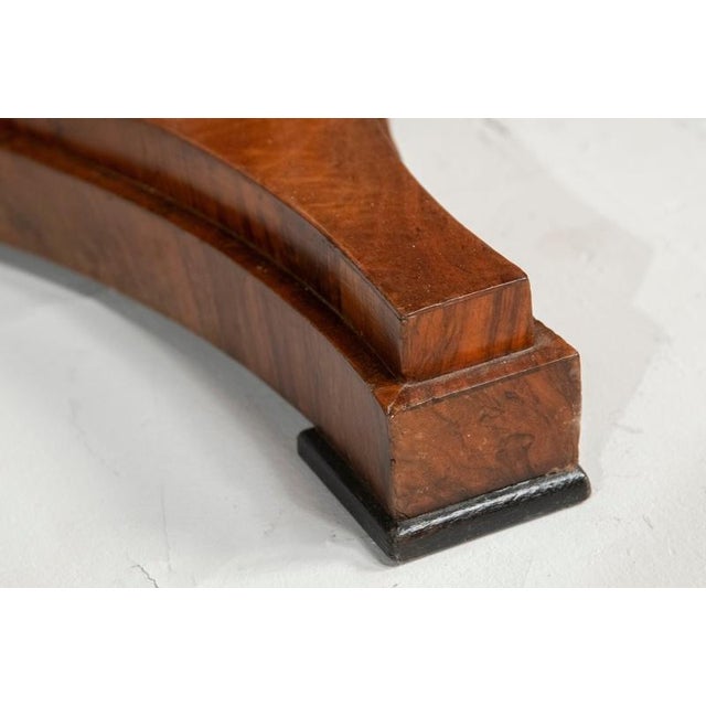 Lombard Empire Table in Walnut with Marble Top, 1850 For Sale - Image 15 of 18