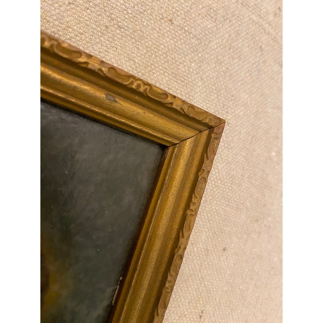 Religious Vintage Jesus at Twelve by Heinrich Hofmann Print on Board Antique Frame For Sale - Image 3 of 3