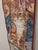 Burgundy Late 20th Century Woven Tapestry Holiday Cats Bell Pull Wall Hanging For Sale - Image 8 of 12