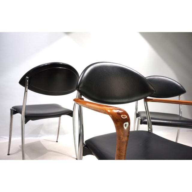 Coro Dining Chairs by Luigi Origlia, 1980s, Set of 4 For Sale - Image 14 of 18