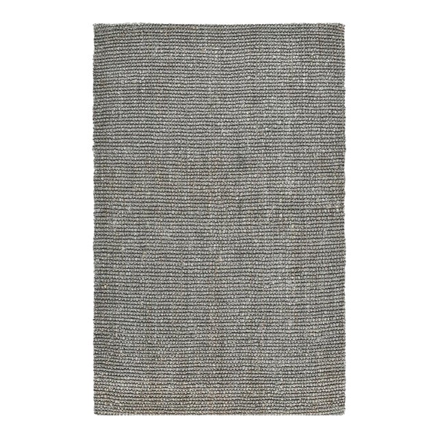 Chunky Loop Charcoal Rug - 2 X 3 For Sale