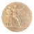 Early 20th Century Signed French Medal Award: Military Training Prize for Strength and Courage For Sale