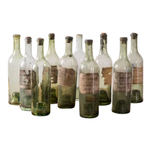 11 Haut Sauternes Brandenburg Freres Bordeaux Bottles, 1880s