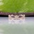 Natural Diamond Ring in 14k Gold | Unique Geometric Band Ring, Size 6.75 For Sale In Columbus - Image 6 of 10