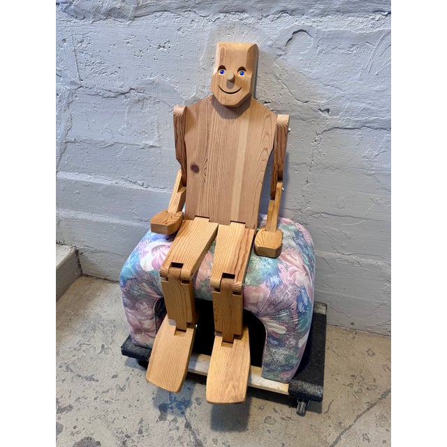 Vintage 1980s Pop Art Articulating “Robot Man” by Don Ellefson For Sale In Milwaukee - Image 6 of 13