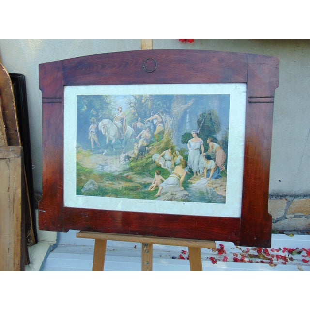 Oldrich A. Bożena, Art Nouveau Mythological Scene, Oil Print For Sale - Image 9 of 9