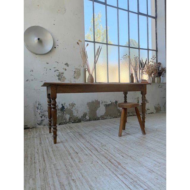 Beechwood Bistro Farmhouse Table, 1900 For Sale - Image 16 of 18