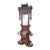Late 19th-Century Victorian Eastlake Carved Walnut & Marble Hall Tree For Sale
