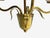 1950s Idman, Finnish Modern, Pendant Light, Brass, Pink Tinted Glass For Sale - Image 11 of 14