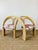 1980s Vintage 1980s Natural Rattan Bent Dining Chairs, Set of 4 For Sale - Image 5 of 11