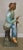 Farnsworth Large Painted Bronze Statue of Seated Black Man With Cane & Cigar For Sale - Image 9 of 13