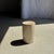 Contemporary Small Side Table in Speckled White and Beige Petrified Wood, 1980s For Sale - Image 3 of 18