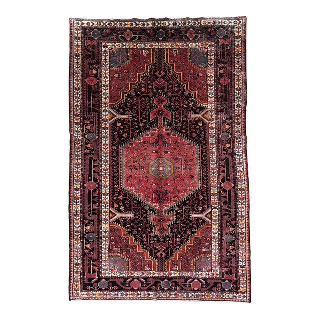Antique Persian Tuyserkan (Toeiserkan) Hand-Knotted Rug 5'1" X 9'11" For Sale