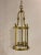 1920s English Gilt Bronze Lantern For Sale - Image 4 of 7