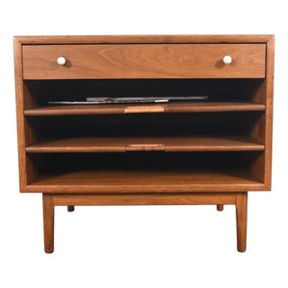Mid 20th Century Attributed to Kipp Stewart for Drexel "Declaration" Magazine Side Table For Sale