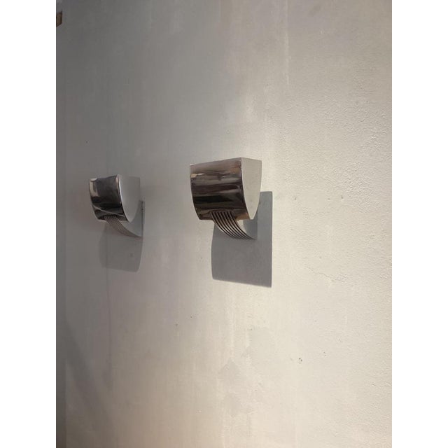 Metalarte Metalarte Aluminum Sconce by Arch M. Sergi and Oscar Devesa from Metalarte For Sale - Image 4 of 6