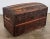 Late 19th Century Antique Wood Humpback Steamer Trunk For Sale - Image 5 of 8