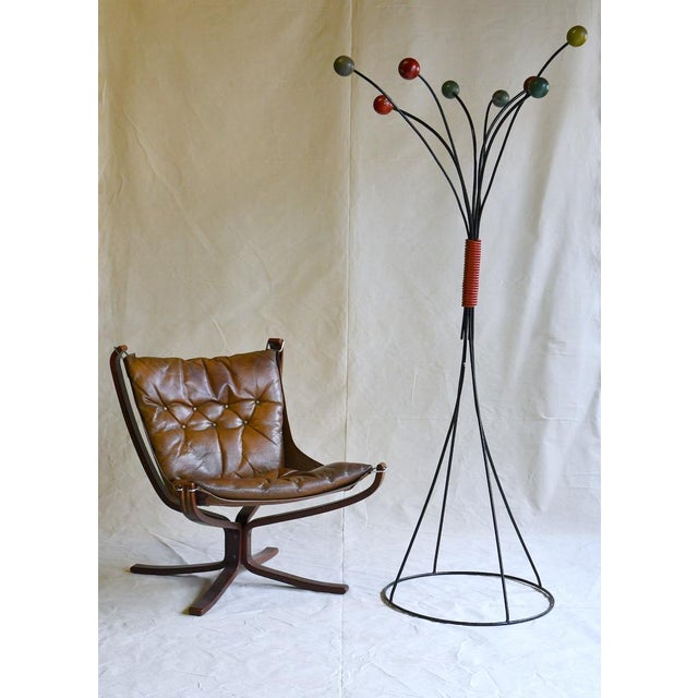 Astrolab Coat Rack attributed to Roger Feraud, 1950s, in Good conditions. Designed 1950 to 1959 This piece is attributed...