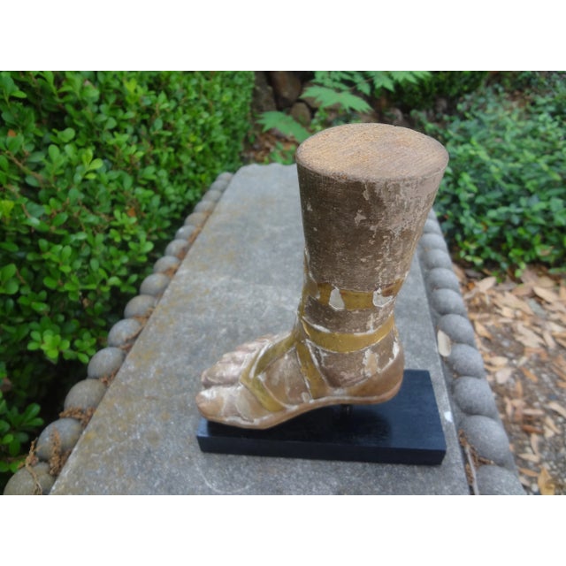 Wood 19th Century Italian Carved Wood Santo Foot For Sale - Image 7 of 10