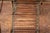 Antique Brass and Wood Folding Four-Passenger Lawn Glider Swing Salesman Sample For Sale - Image 11 of 13