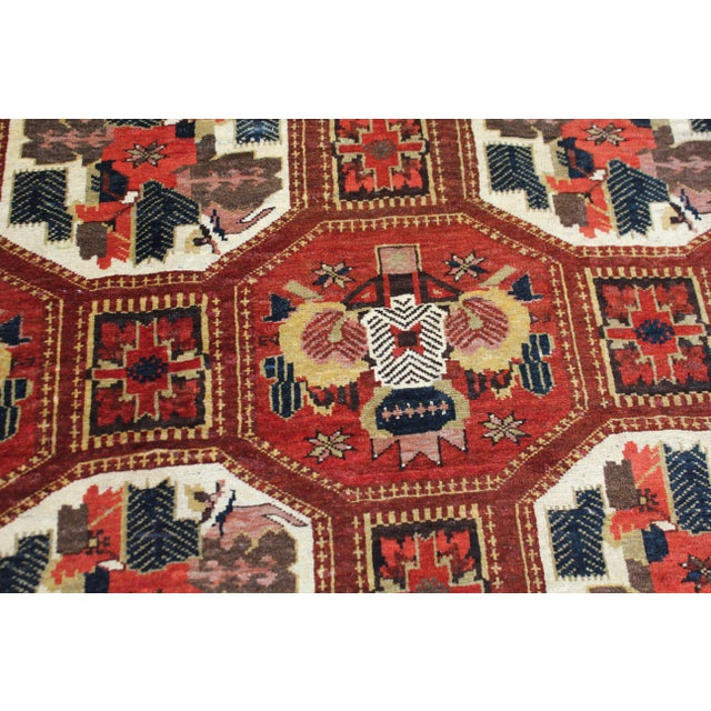 Traditional 1930s Vintage Handmade Turkish Kayseri Rug For Sale - Image 3 of 6